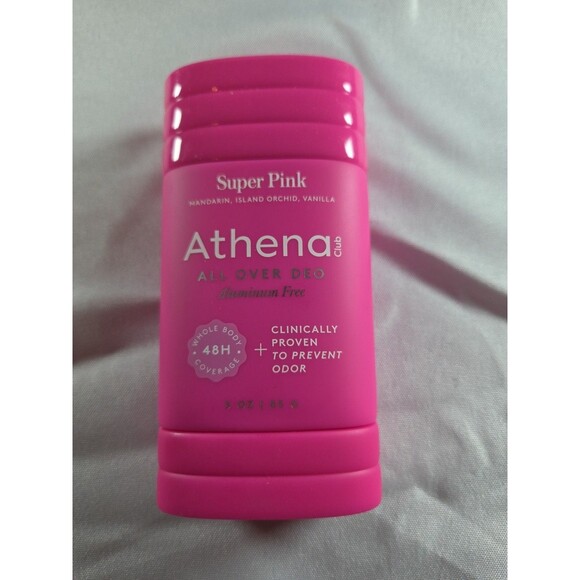 Athena Club All Over Deodorant Super Pink 3oz Mandarin, Orchid ALUMINUM FREE - Picture 1 of 2